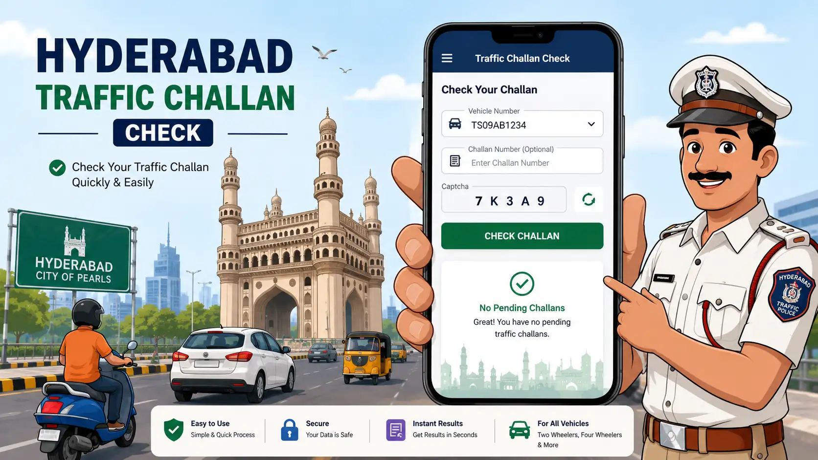 Hyderabad Traffic Challan Check